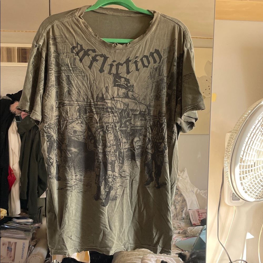 Affliction Ten Year Anniversary Live Fast Limited Edition Men’s Graphic Tee